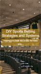 Mobile Screenshot of diysportsbettingsystems.com